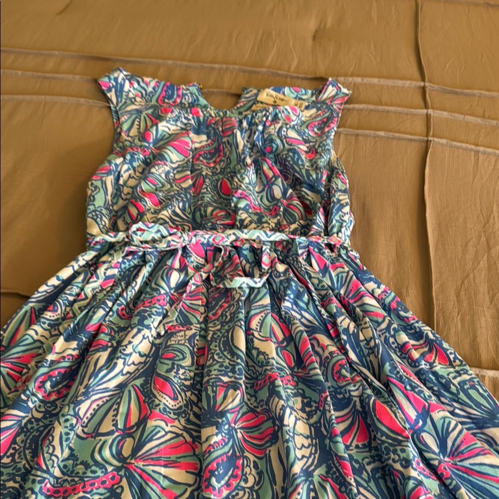 KIDS XL Colorful Lilly Dress with Floral Pattern